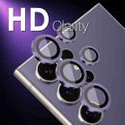 For Samsung Galaxy S25 Ultra 5G NORTHJO Camera Lens Protector CD Metal Ring Tempered Glass Film(Purple) - 2