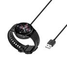 For Honor Watch 5 USB Port Integrated Magnetic Watch Charging Cable(Black) - 3