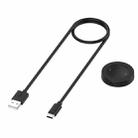 For Honor Watch 5 USB Port Split Magnetic Watch Charging Cable(Black) - 2