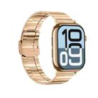 KL08 2.04 inch Color Screen Smart Watch Steel Strap, Support Bluetooth Call(Gold) - 2