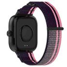 For Redmi Watch 5 / Watch 5 eSIM Nylon Woven Hook and Loop Fastener Watch Band(Pink+Purple) - 2