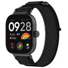 For Redmi Watch 5 / Watch 5 eSIM Nylon Woven Hook and Loop Fastener Watch Band(Black+Gray) - 1