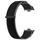 For Redmi Watch 5 / Watch 5 eSIM Nylon Woven Hook and Loop Fastener Watch Band(Black+Gray) - 3