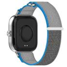 For Redmi Watch 5 / Watch 5 eSIM Nylon Woven Hook and Loop Fastener Watch Band(Blue+Gray) - 2