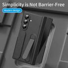 For Samsung Galaxy Z Fold7 5G Bazher Shell Film Integrated Holder Shockproof Phone Case(Black) - 3
