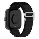 For Redmi Watch 4 Loop Nylon Watch Band(Black) - 2