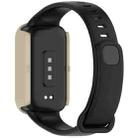 For Xiaomi Smart Band 9 Active Tempered Film Integrated PC Watch Protective Case(Ivory White) - 3