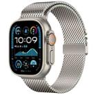 For Apple Watch 42mm / 41mm / 40mm / 38mm Umbrella Buckle Think Milanese Plate Stainless Steel Paracord Buckle Watch Band(Starlight) - 1