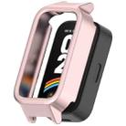 For Redmi Band 3 Hollow PC Half Coverage Watch Protective Case(Pink) - 1