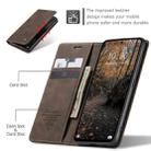 For Redmi Note 14  Pro 4G Global CaseMe 013 Multifunctional Horizontal Flip Leather Phone Case(Coffee) - 3