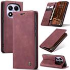 For Redmi Note 14  Pro 4G Global CaseMe 013 Multifunctional Horizontal Flip Leather Phone Case(Red) - 1