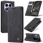 For Redmi Note 14  Pro 4G Global CaseMe 013 Multifunctional Horizontal Flip Leather Phone Case(Black) - 1