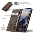 For Redmi Note 14 4G 163.25mm CaseMe 013 Multifunctional Horizontal Flip Leather Phone Case(Coffee) - 3