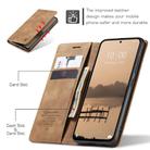 For Redmi Note 14 4G 163.25mm CaseMe 013 Multifunctional Horizontal Flip Leather Phone Case(Brown) - 3