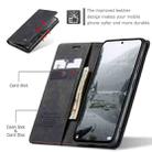 For Redmi Note 14 4G 163.25mm CaseMe 013 Multifunctional Horizontal Flip Leather Phone Case(Black) - 3