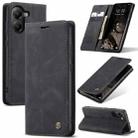 For Xiaomi Poco X7 Pro CaseMe 013 Multifunctional Horizontal Flip Leather Phone Case(Black) - 1