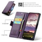 For Redmi Note 14 5G CaseMe 023 Butterfly Buckle Litchi Texture RFID Anti-theft Leather Phone Case(Purple) - 2