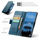 For Redmi Note 14 Pro 5G CaseMe 023 Butterfly Buckle Litchi Texture RFID Anti-theft Leather Phone Case(Blue) - 2