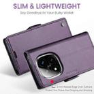 For Redmi Note 14 Pro 5G CaseMe 023 Butterfly Buckle Litchi Texture RFID Anti-theft Leather Phone Case(Purple) - 3