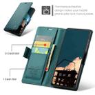 For Redmi Note 14 4G 164.84mm CaseMe 023 Butterfly Buckle Litchi Texture RFID Anti-theft Leather Phone Case(Green) - 2