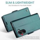 For Xiaomi Poco X7 Pro CaseMe 023 Butterfly Buckle Litchi Texture RFID Anti-theft Leather Phone Case(Green) - 3