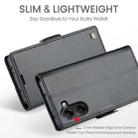 For Xiaomi Poco X7 Pro CaseMe 023 Butterfly Buckle Litchi Texture RFID Anti-theft Leather Phone Case(Black) - 3