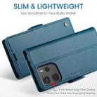 For Redmi Note14 4G 163.25mm CaseMe 023 Butterfly Buckle Litchi Texture RFID Anti-theft Leather Phone Case(Blue) - 3