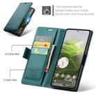 For Redmi Note 14 Pro 4G CaseMe 023 Butterfly Buckle Litchi Texture RFID Anti-theft Leather Phone Case(Green) - 2
