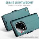 For Redmi Note 14 Pro 4G CaseMe 023 Butterfly Buckle Litchi Texture RFID Anti-theft Leather Phone Case(Green) - 3