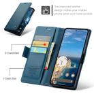 For Redmi Note 14 Pro 4G CaseMe 023 Butterfly Buckle Litchi Texture RFID Anti-theft Leather Phone Case(Blue) - 2