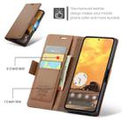 For Redmi Note 14 Pro 4G CaseMe 023 Butterfly Buckle Litchi Texture RFID Anti-theft Leather Phone Case(Brown) - 2