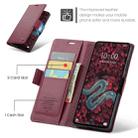 For Xiaomi Poco F7 Pro / F7 Ultra CaseMe 023 Butterfly Buckle Litchi Texture RFID Anti-theft Leather Phone Case(Red) - 2