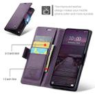 For Xiaomi Poco F7 Pro / F7 Ultra CaseMe 023 Butterfly Buckle Litchi Texture RFID Anti-theft Leather Phone Case(Purple) - 2