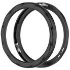 For Xiaomi Watch S4 Tempered Glass Film Hybrid Stainless Steel Watch Protective Ring(Black Thread) - 3