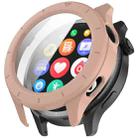 For Xiaomi Watch S4 / Watch S4 eSIM Tempered Film Integrated PC Watch Protective Case(Cherry Pink) - 1