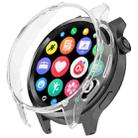 For Xiaomi Watch S4 / Watch S4 eSIM Half Coverage PC Hollow Watch Protective Case(Transparent) - 1