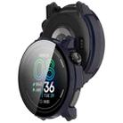 For COROS Pace Pro Tempered Film Integrated PC Watch Protective Case(Ink Blue) - 3