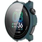 For COROS Pace Pro Tempered Film Integrated PC Watch Protective Case(Pine Green) - 2
