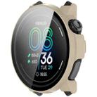 For COROS Pace Pro Tempered Film Integrated PC Watch Protective Case(Ivory White) - 2