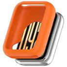 For Xiaomi Smart Band 9 Pro Silicone Watch Protective Case(Orange) - 1