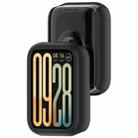 For Xiaomi Smart Band 9 Pro Half Coverage PC Hollow Watch Protective Case(Black) - 2