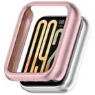 For Xiaomi Smart Band 9 Pro Half Coverage PC Hollow Watch Protective Case(Rose Pink) - 1