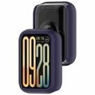 For Xiaomi Smart Band 9 Pro Half Coverage PC Hollow Watch Protective Case(Midnight Blue) - 2