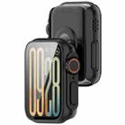 For Xiaomi Smart Band 9 Pro Tempered Film Integrated PC Watch Protective Case Second Variation Case(Black) - 3