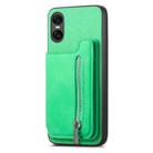 For Sony Xperia 1 VI Retro MagSafe Zipper Wallet Card Bag Back Phone Case(Green) - 2