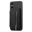 For Sony Xperia 1 VI Retro MagSafe Zipper Wallet Card Bag Back Phone Case(Black) - 2