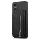 For Sony Xperia 10 VI Retro MagSafe Zipper Wallet Card Bag Back Phone Case(Black) - 2