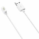 For Xiaomi Smart Band 9 Pro / 9 Active USB Interface Smart Watch Charging Cable, Length: 1m(White) - 3