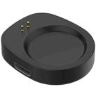 For  Amazfit T-REX 3 Type-C / USB-C Port Watch Charger Adapter Without Charging Cable(Black) - 1