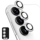 For Samsung Galaxy S25+ 5G ENKAY Hat-Prince 9H Rear Camera Lens Aluminium Alloy Tempered Glass Film(Silver) - 1